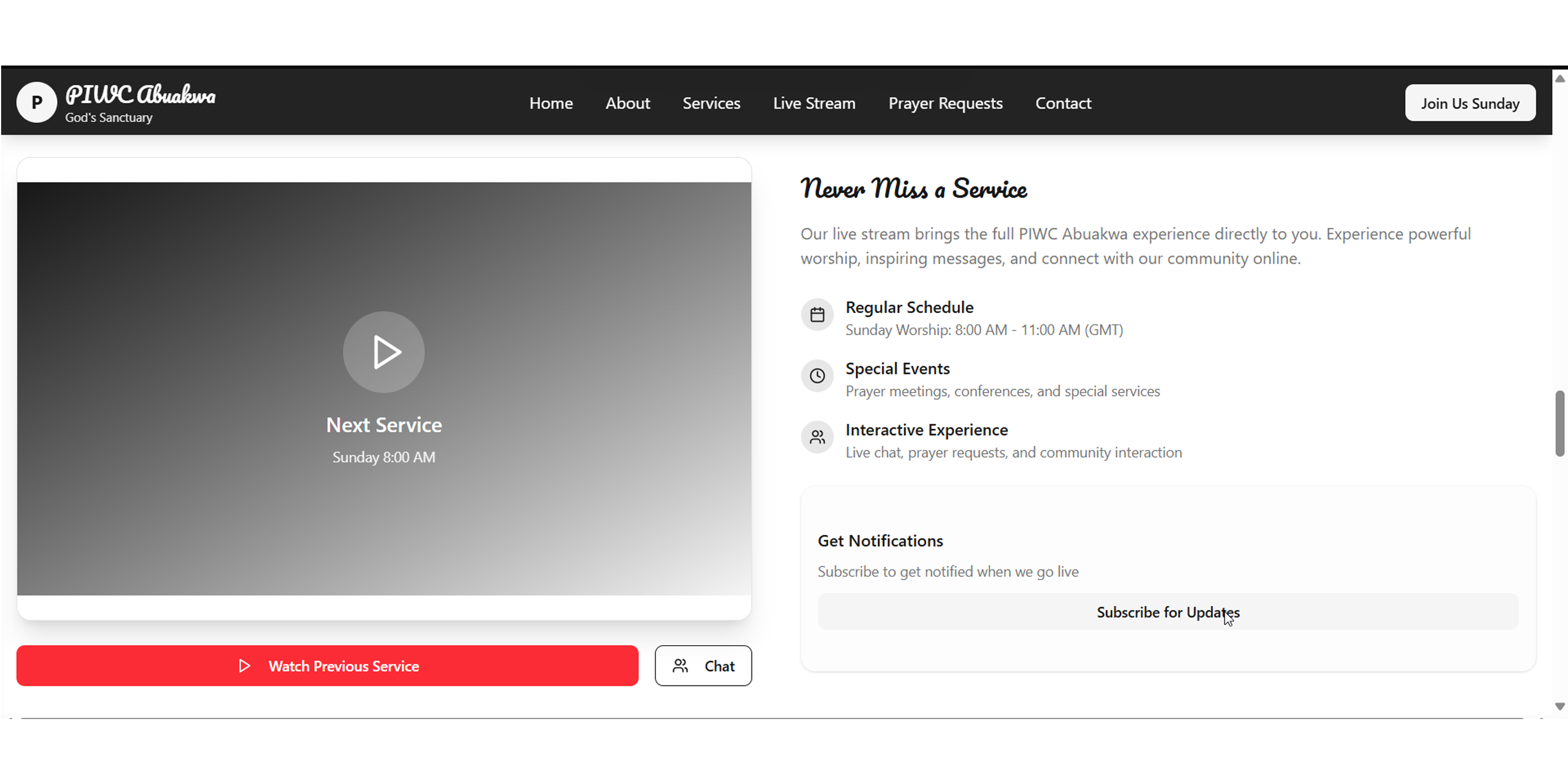 Online Media Player - Alternative Interface